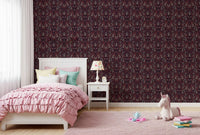 Geometric Tribal Owl Pattern Wallpaper⁠