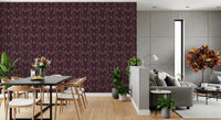 Geometric Tribal Owl Pattern Wallpaper⁠