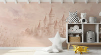 Castle Dreams – Faded Rose Wall Mural Wall Mural