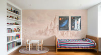 Castle Dreams – Faded Rose Wall Mural Wall Mural