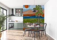 Sunlit Tropical Grove Mural Wall Mural
