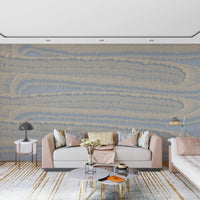 Serene Linear Waves Texture Wall Mural