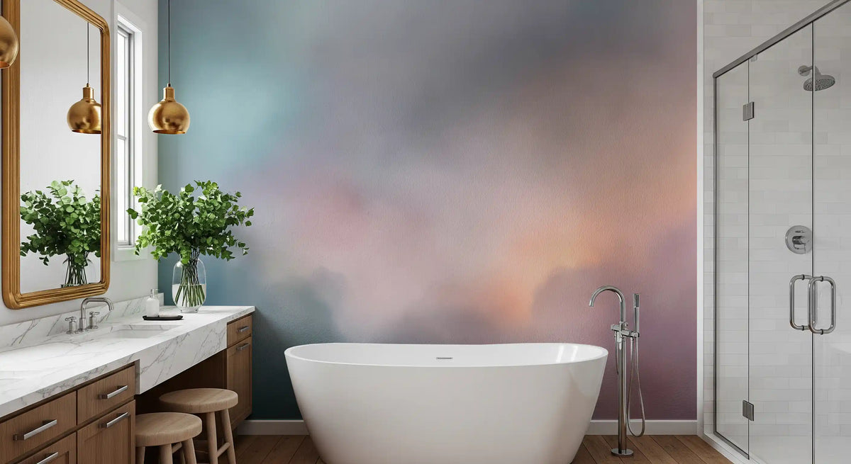 Ethereal Pastel Cloudscape Wall Mural