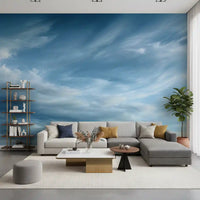 Abstract Clouds Wispy Sky Motion Wall Mural