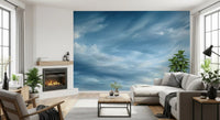 Abstract Clouds Wispy Sky Motion Wall Mural