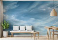 Abstract Clouds Wispy Sky Motion Wall Mural
