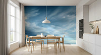 Abstract Clouds Wispy Sky Motion Wall Mural