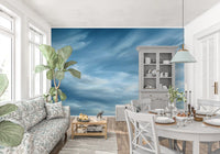 Abstract Clouds Wispy Sky Motion Wall Mural