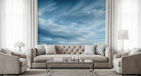 Abstract Clouds Wispy Sky Motion Wall Mural