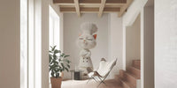 Little White Chef Cat Portrait Wall Mural