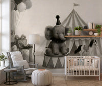 Circus Elephant Parade Wall Mural
