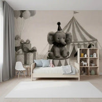 Circus Elephant Parade Wall Mural
