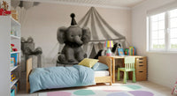 Circus Elephant Parade Wall Mural