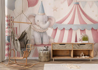 Little Circus Elephant Parade Wall Mural