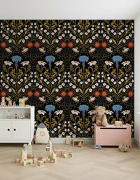 Spectral Bloom and Ghostly Foliage Wallpaper⁠