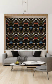 Spectral Bloom and Ghostly Foliage Wallpaper⁠