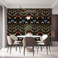Spectral Bloom and Ghostly Foliage Wallpaper⁠