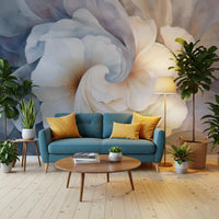 Floral Yin Yang Serenity Wall Mural