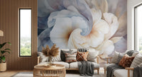 Floral Yin Yang Serenity Wall Mural