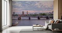 Thames Twilight Architectural Horizon Wall Mural