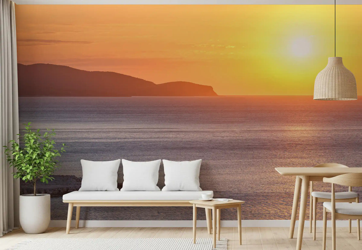 Serene Twilight Horizon Wall Mural