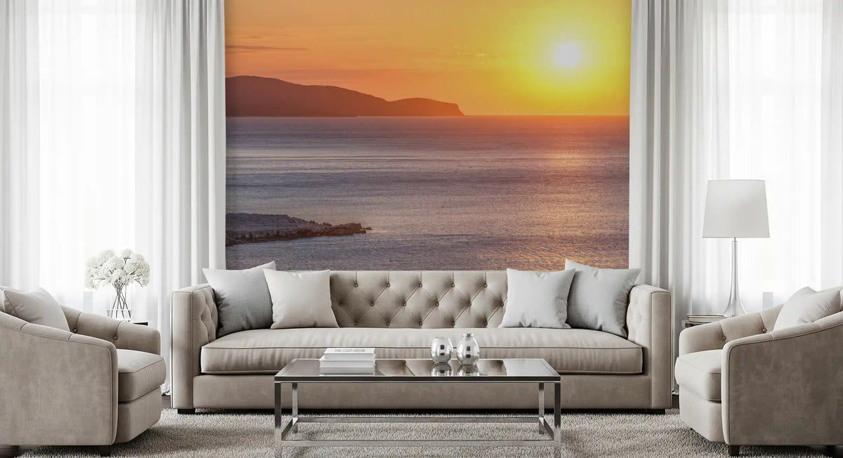 Serene Twilight Horizon Wall Mural