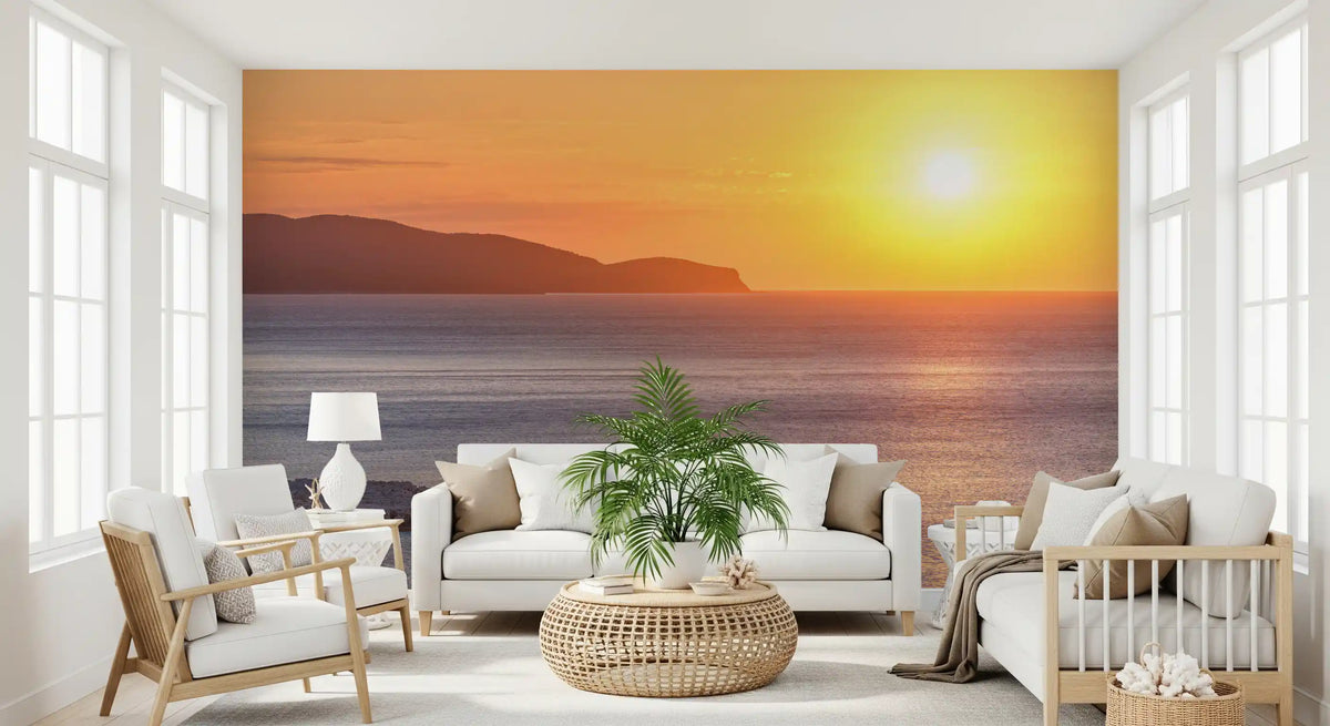 Serene Twilight Horizon Wall Mural