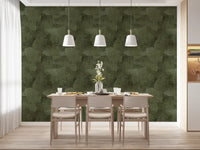 Torn Leather - Moss Wallpaper⁠