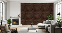 Torn Leather - Chocolate Wallpaper⁠