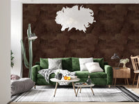 Torn Leather - Chocolate Wallpaper⁠