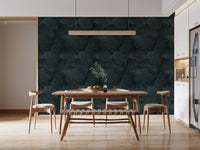 Torn Leather - Petrol Wallpaper⁠
