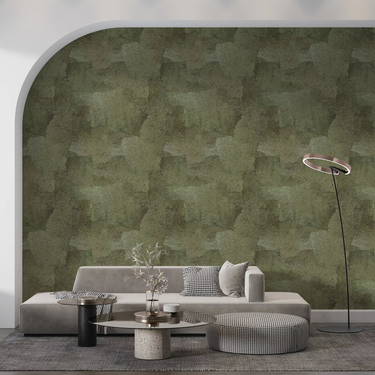 Torn Leather - Lichen Wallpaper⁠