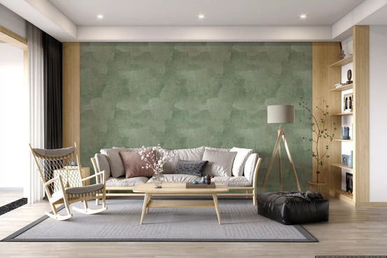 Torn Leather - Celadon Wallpaper⁠
