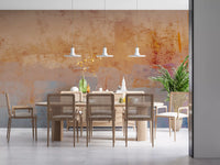 Sunset Horizon Brushstrokes Wall Mural