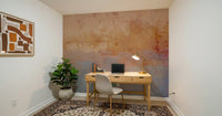 Sunset Horizon Brushstrokes Wall Mural