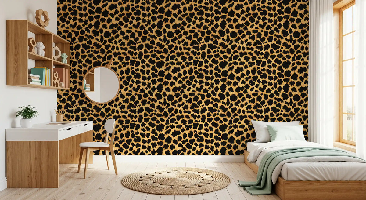 Wild Safari Animal Print Wallpaper⁠