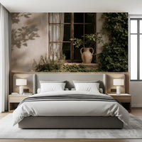 Rustic Ivy Framed Window Wall Mural