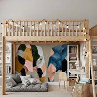 Abstract Elephant Encounter Wall Mural