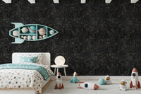 Eternal Star Atlas - Charcoal Wallpaper⁠