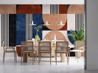 Modern Geometric Mosaic Wall Mural