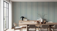 Ticking Checker Stripes - Watery Canvas Wallpaper⁠