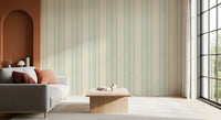 Ticking Checker Stripes - Watery Wallpaper⁠