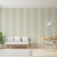 Ticking Checker Stripes - Watery Wallpaper⁠