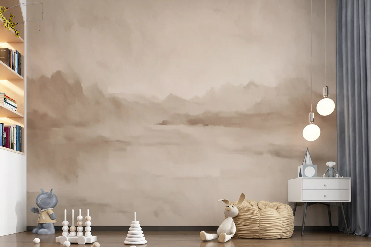 Velvet Horizon - Sepia Wall Mural