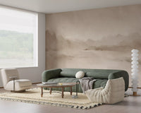 Velvet Horizon - Sepia Wall Mural