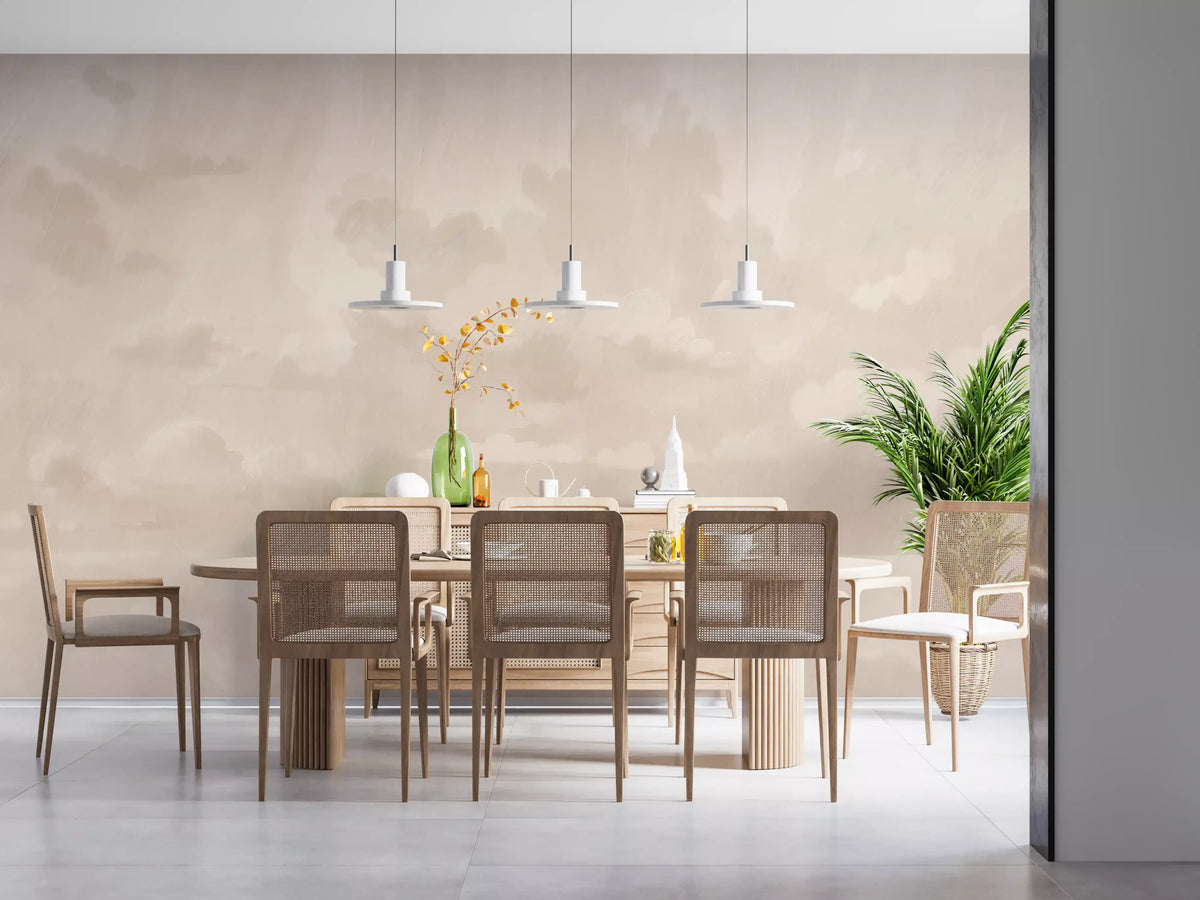 Velvet Smoke - Sand Wall Mural