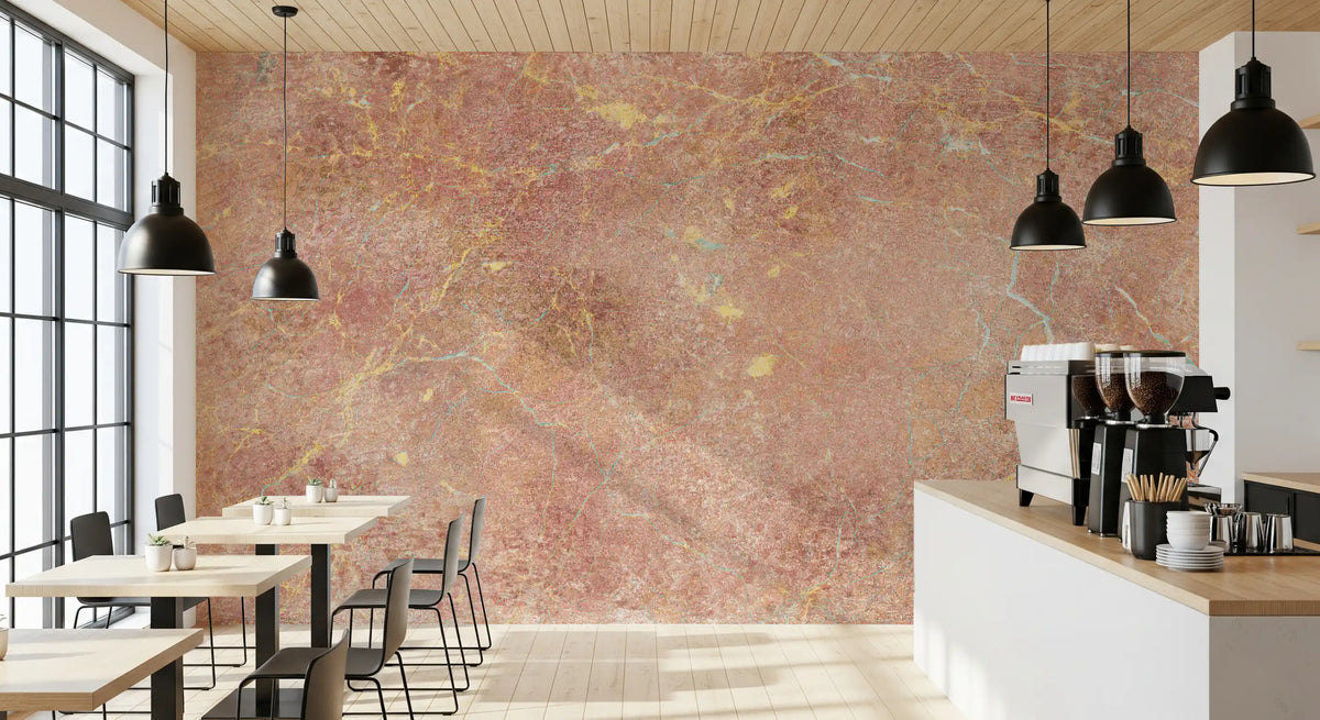 Rustic Earth Tones Marble Texture Wall Mural