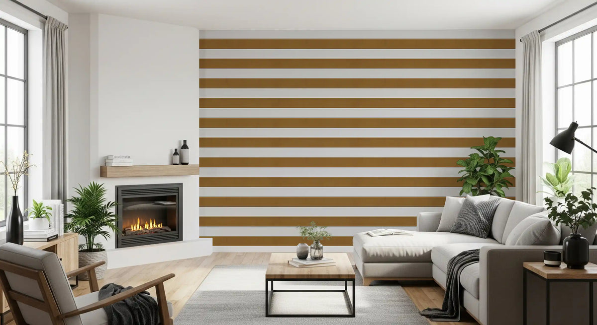 Golden Beige Striped Texture Wallpaper Wallpaper⁠