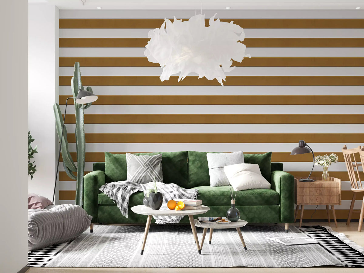Golden Beige Striped Texture Wallpaper Wallpaper⁠