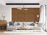 Charcoal Marble Copper Stripe Wallpaper Wallpaper⁠